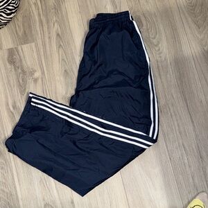 Men's Navy Joggers with White Stripes